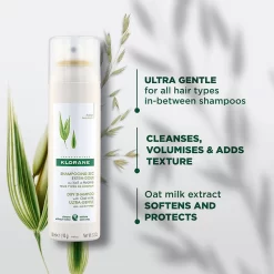 Klorane Oat Milk Dry Shampoo 150ml - All Hair Types -Hair Care Store Klorane DS OatMilk150ml 2