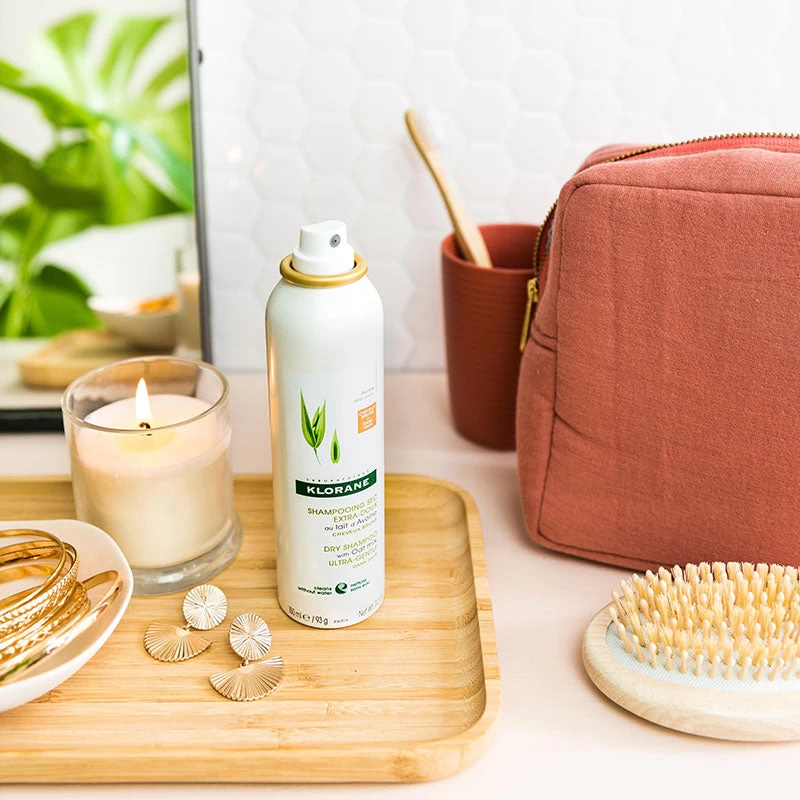 Klorane Oat Milk Tinted Dry Shampoo 250ml - All Hair Types 2 Klorane Oat Milk Tinted Dry Shampoo 250ml - All Hair Types - Image 2