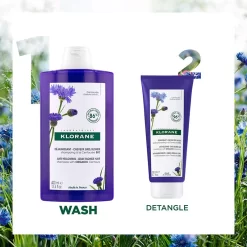 Klorane Shampoo With Organic Centaury 400ml - Blond Hair -Hair Care Store Klorane Sham Centaury400ml 2