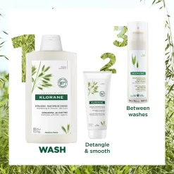 Klorane Ultra-gentle Shampoo With Oat 400ml - All Hair Types -Hair Care Store Klorane Sham Oat400ml 2