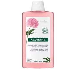 Klorane Soothing Shampoo With Peony 400ml - Sensitive Scalp