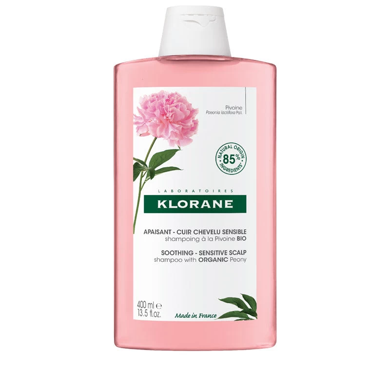 Klorane Soothing Shampoo With Peony 400ml - Sensitive Scalp 1 Klorane Soothing Shampoo With Peony 400ml - Sensitive Scalp