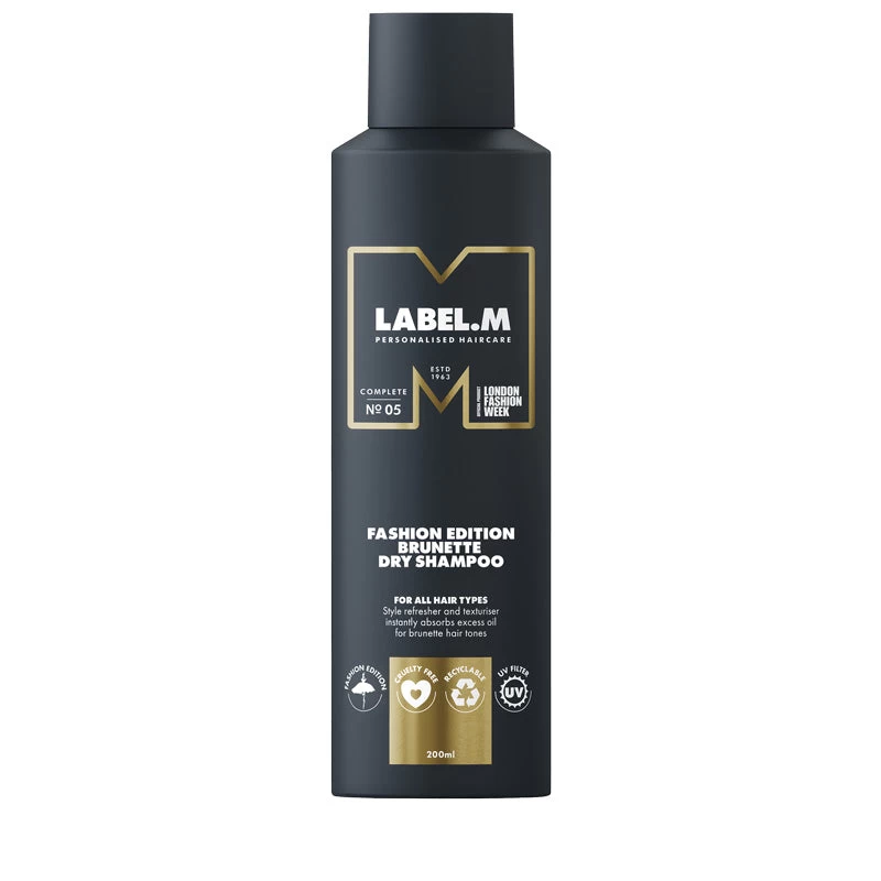 LABEL.M Fashion Edition Brunette Dry Shampoo 200ml 1 LABEL.M Fashion Edition Brunette Dry Shampoo 200ml