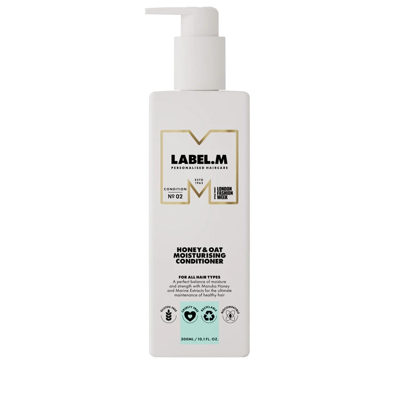 LABEL.M Honey & Oat Moisturising Conditioner 300ml 1 LABEL.M Honey & Oat Moisturising Conditioner 300ml