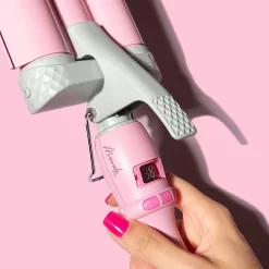 Mermade Hair Pro Waver 32mm - Pink -Hair Care Store Mermade Hair Pro Waver 32mm Pink 5