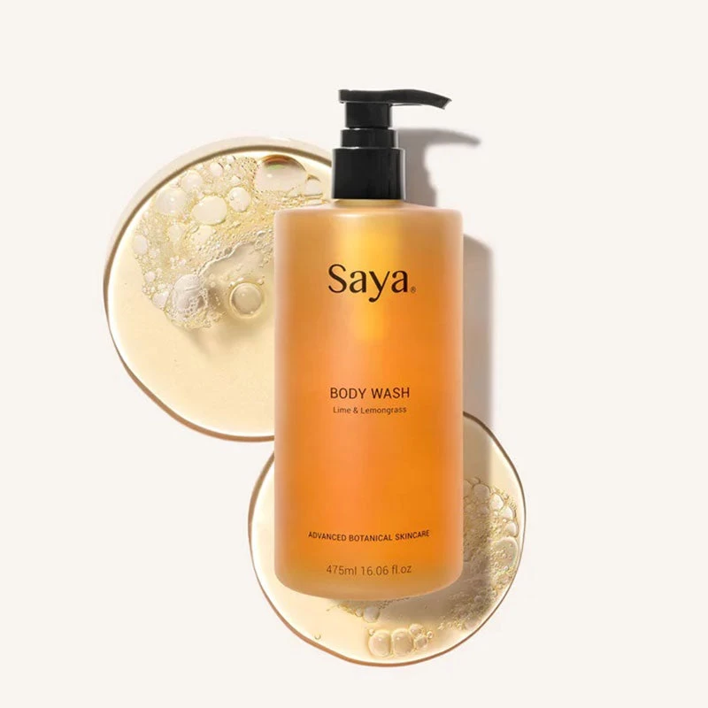 Saya Body Wash - Lime & Lemongrass 475ml 2 Saya Body Wash - Lime & Lemongrass 475ml - Image 2