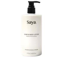 Saya Hand & Body Lotion - Mandarin Peel & Patchouli 475ml