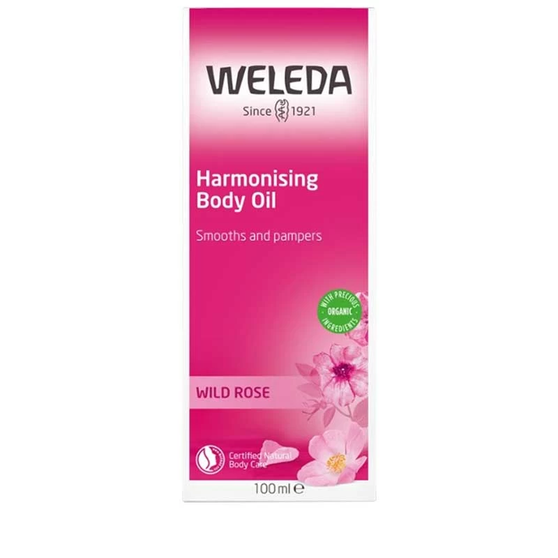 Weleda Wild Rose Harmonising Body Oil 100ml 2 Weleda Wild Rose Harmonising Body Oil 100ml - Image 2
