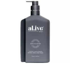 Al.ive Body Coconut & Wild Orange Hand & Body Wash 500ml
