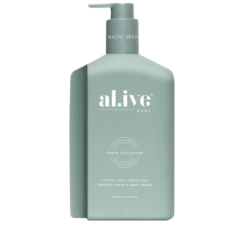 Al.ive Body Kaffir Lime & Green Tea Hand & Body Wash 500ml 1 Al.ive Body Kaffir Lime & Green Tea Hand & Body Wash 500ml