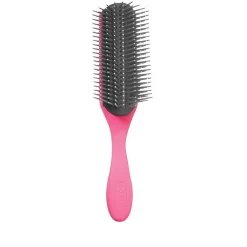 Denman D4 Classic Large Styler 9 Row Pink Grey Pin Brush