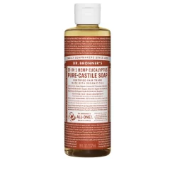 Dr. Bronner's 18-in-1 Hemp Pure-Castile Soap Liquid - Eucalyptus 237ml