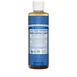 Dr. Bronner's 18-in-1 Hemp Pure-Castile Soap Liquid - Peppermint 237ml