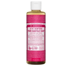 Dr. Bronner's 18-in-1 Hemp Pure-Castile Soap Liquid - Rose 237ml