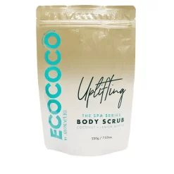 Ecococo The Spa Series Coconut + Lemon Myrtle Uplifting Body Scrub 220g