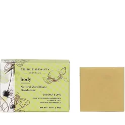 Edible Beauty Natural Zero Waste Deodorant - Coconut And Lime 60ml