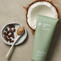 Endota Spa Coffee & Coconut Resurfacing Polish 180ml -Hair Care Store endota coffee coconut resurfacing polish lifestyle 2