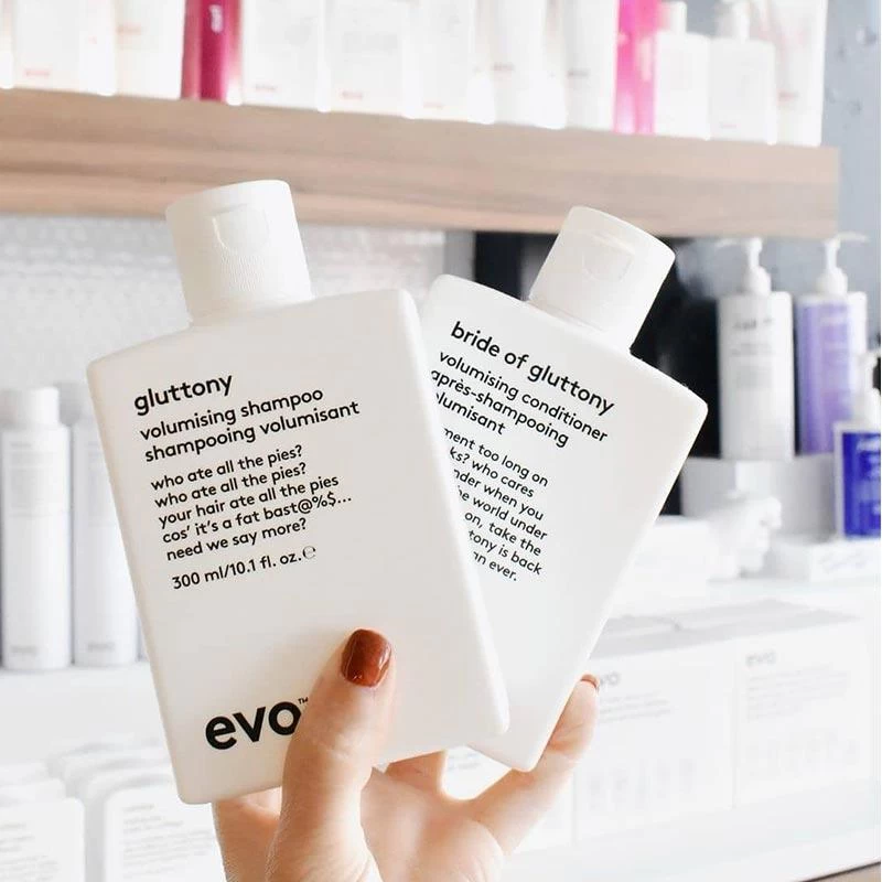 Evo Gluttony Volumising Shampoo 300ml 2 Evo Gluttony Volumising Shampoo 300ml - Image 2