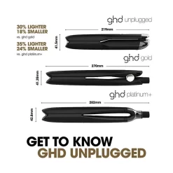 Ghd Unplugged Cordless Hair Straightener In Matte Black -Hair Care Store ghd unplugged cordless hair straightener in matte black 3