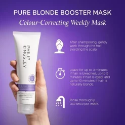 Philip Kingsley Pure Blonde Booster Mask 150ml -Hair Care Store philip kingsley pure blonde booster mask 150ml 6