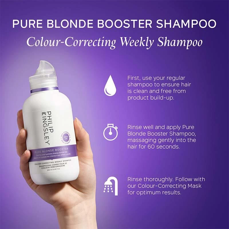 Philip Kingsley Pure Blonde Booster Shampoo 250ml 6 Philip Kingsley Pure Blonde Booster Shampoo 250ml - Image 6