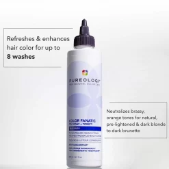 Pureology Color Fanatic Top Coat And Tone Blue 200ml -Hair Care Store pur color fanatic top coat blue 2