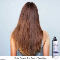 Pureology Color Fanatic Top Coat And Tone Blue 200ml -Hair Care Store pur color fanatic top coat blue 4