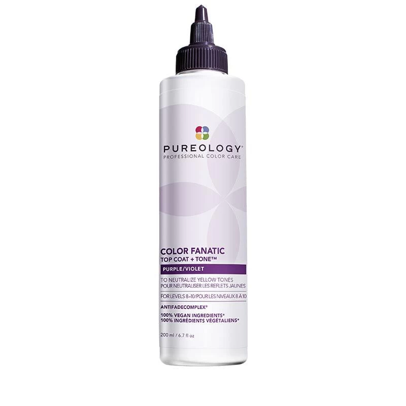 Pureology Color Fanatic Top Coat And Tone Purple 200ml 1 Pureology Color Fanatic Top Coat And Tone Purple 200ml